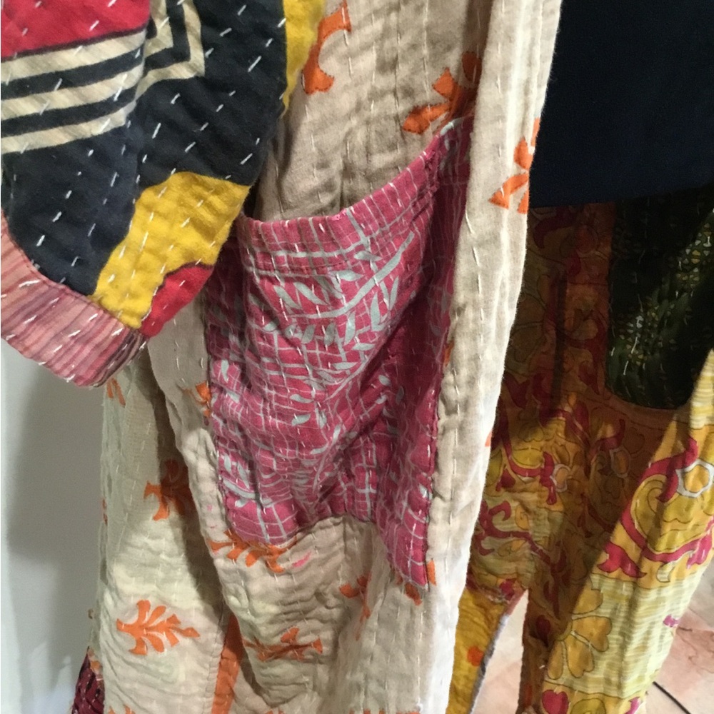 Colorful Patchwork Kimono Reversible Onesize - image 6